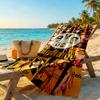 Borussia Dortmund Personalized Text Beach Towel High Absorbency & Quick-Dry Perfect for Traveling Yoga Camping and Swimming