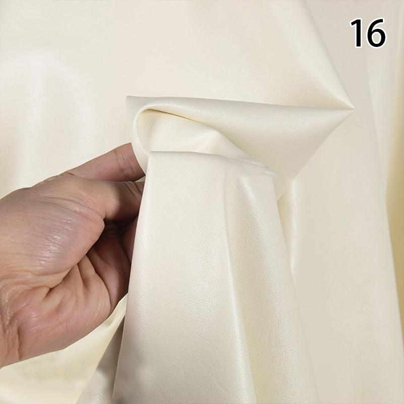 50*140m Matte Faux Leather Fabric Stretch Imitation Sheepskin Soft PU Fabric DIY Sewing Motorcycle Jacket Clothes Material