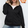 New Winter Warm Plush Hooded Sweatshirt for Women