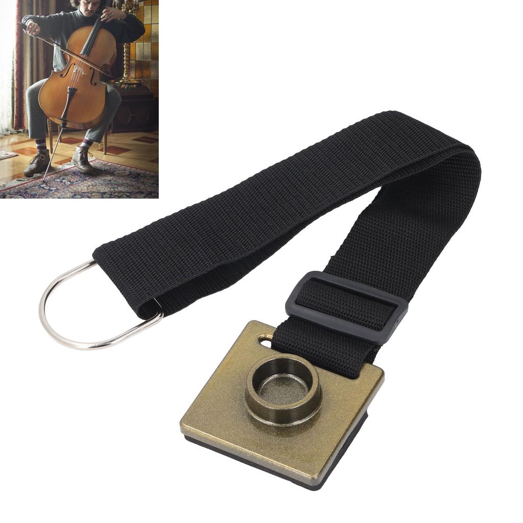 Cello Endpin Anchor Adjustable Length Metal D Ring Non Slip Endpin Stopper Cello Antiskid Device