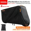 Universal 210D Motorcycle Cover Waterproof Outdoor Protection Against Dust Debris Uv Protection Oxford for All Season