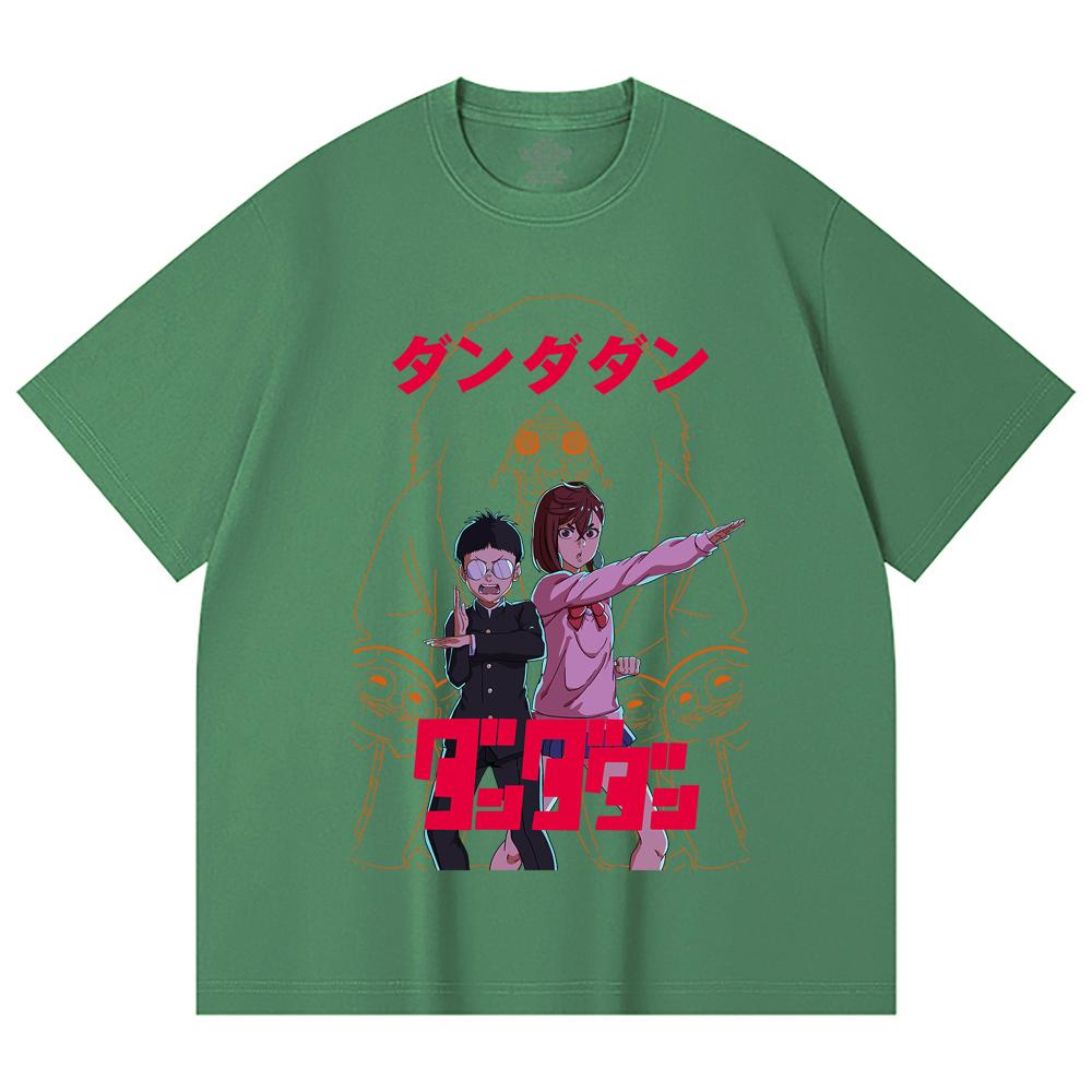 230 Gsm 100% Cotton Dandadan V13 Turbo Granny Print Unisex Heavy Cotton T Shirt