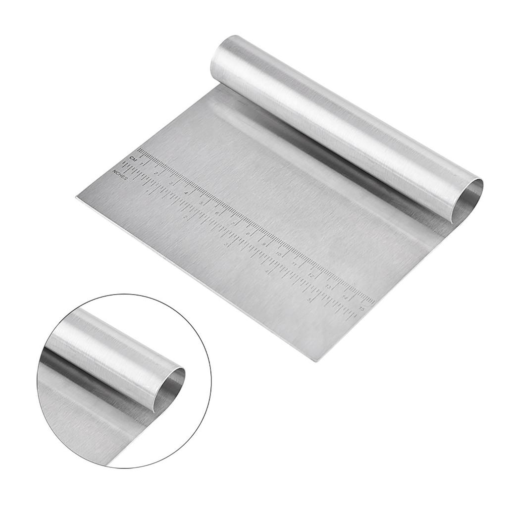 Бытовой скребок для теста из нержавеющей стали, резак для украшения торта, инструменты для выпечки, кондитерских изделий