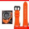 Легкий титановый ремешок Для часов Casio Protrek PRG-240 PRG-130Y PRW-1500 Металлический браслет с вогнутым креплением мужской Силиконовая резиновая лента
