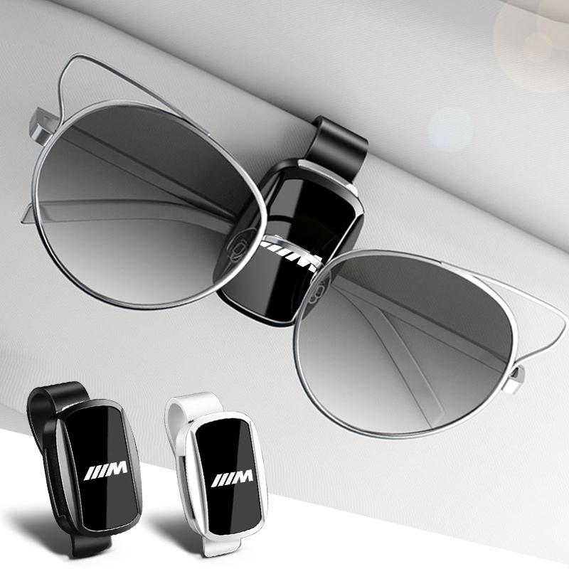 Car Eyeglass Holder Glasses Storage Clip For BMW M Sport E39 E46 X1 X2 X3 X4 X5 X6 X7 Sunglasses Holder Interior Accessories YA6
