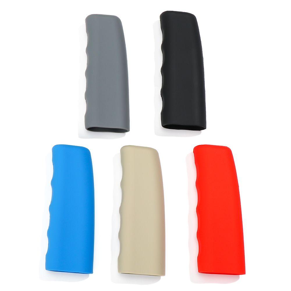 Anti-slip Car Interior Good Hand Feeling Silicone Material Wavy Shape Handbrake Grip Cover Hand Brake Grips Sleeve