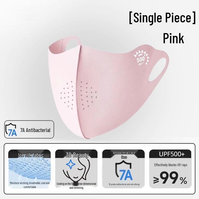 2025 Women's Anti-UV Ice Silk Full Face Sunshade Mask with Eye Protection - Breathable Summer Design