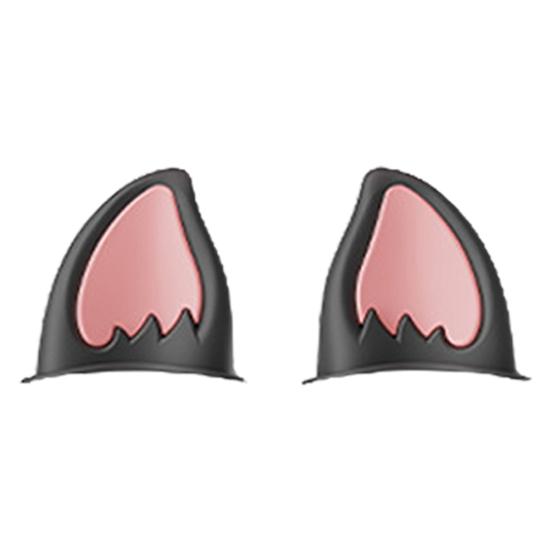 1 пара мотоциклетных шлемов с кошачьими ушками, декоративные накладки на уши для шлемов для скутера, велосипеда, мотоцикла, скейтбординга, аксессуары для шлемов