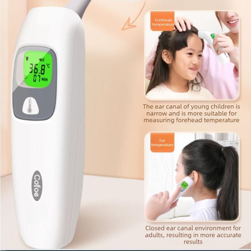 Cofoe Infrared Forehead & Ear Thermometer KF-HW-016 - Dual-Mode High-Precision Electronic Thermometer for Home Use