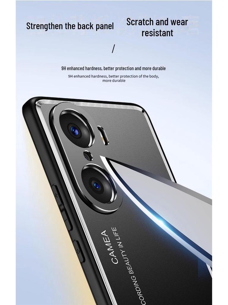 Матовый чехол Honor 60/60Pro с полностью металлической защитой линз