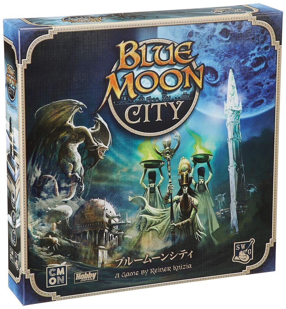 Hobby Japan Blue Moon City Japanese Version for Ages 14 and Board Game (for 2-4 Players, 30-50 Minutes, Up)