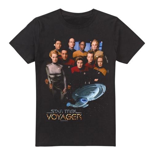 Star Trek Mens Voyager Crew T-Shirt