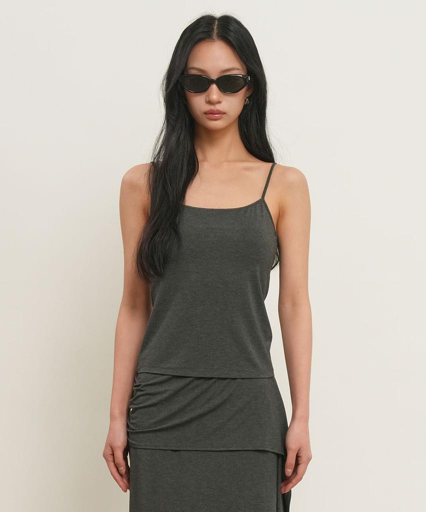 GENERALIDEA Backless Sleeveless With Built-In Cap [Charcoal] / Gf2Lts529