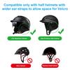 Generturbo Half Helmet Ear Pads Speaker Pocket, 1/2 Motorcycle Helmet Ear Covers for CardoPacktalk Edge Helmet Accessories - Great for reducing w