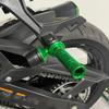 Задний слайдер для мотоцикла Tandem для Z900(17-24) Z900RS/КАФЕ(18-24) Нескользящий комплект для левого и правого положения (зеленый)