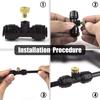 50FT Misting Cooling System Outdoor Misting Line Cooling Watering Sprayer Kit DIY Saving Water