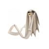 Marni Trunk Casual Solid Color Hot Stamping Label Logo Flap Closure Crossbody Shoulder Bag Medium Women Shoulder Bag White SBMP0103U0P2644Z603G