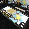PPokemon Squirtle Computer Keyboard Mats Nonslip Desk Mouse Pad Rubber Anime Accessories xmm Washable Laptop Game Carpet