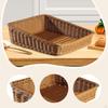 Woven Basket Bread Rustic Multipurpose Large Capacity Fruit Vegetable Holder Toy Organizer