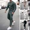 Autumn Men's Long-sleeved Casual Suit Trendy Fashion Sports Two-piece Suit Spot