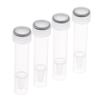 10Pcs 7Ml Centrifuge Tube Screw Cap Flat Bottom Plastic Centrifugal Tubes With Scale Centrifugal Tube Lab Vial Sample Container