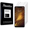 Xiaomi POCOPHONE F1 Tempered Glass - [Pack 3] Ultra Resistant Screen Protector Glass Film [Phonillico®]