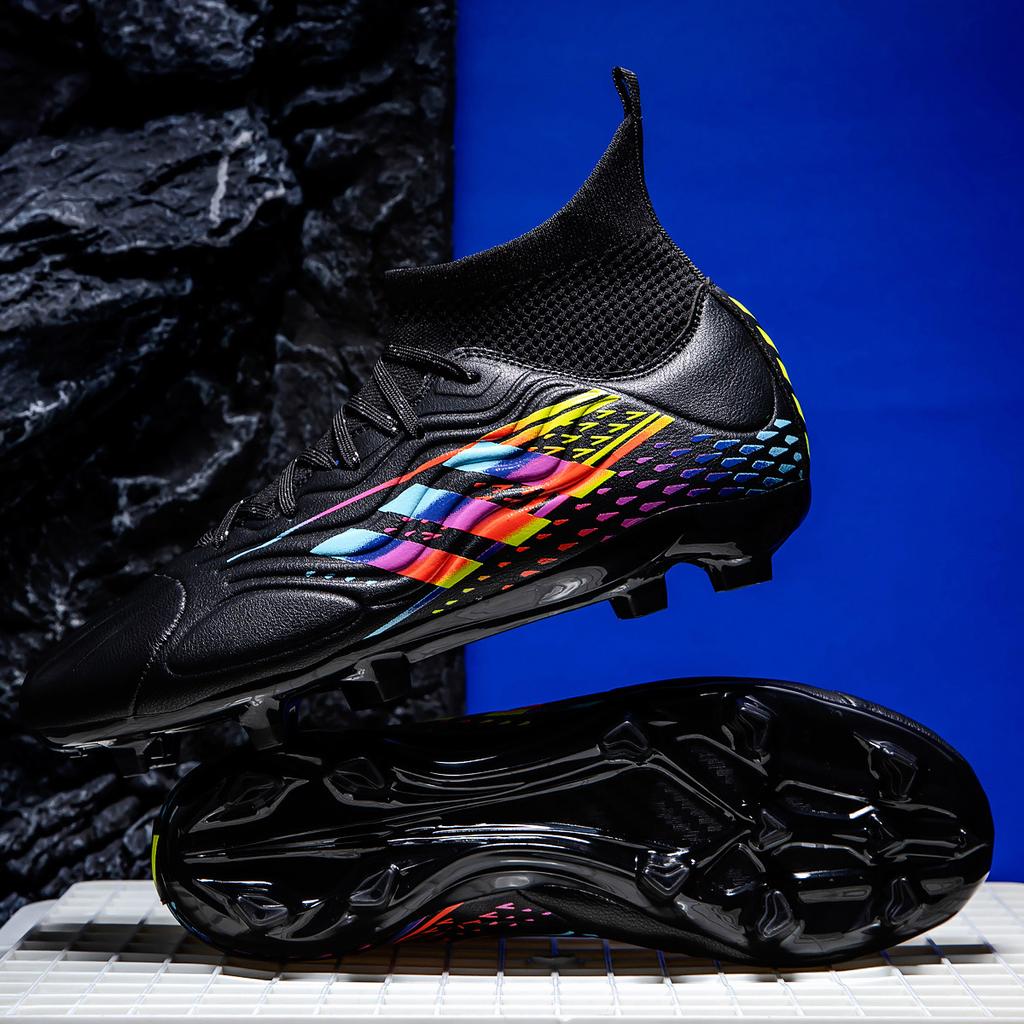 Новые высокие спортивные футбольные бутсы с длинными ногтями футбольные бутсы TF сломанные ногти специальные тренировочные футбольные мужские модели