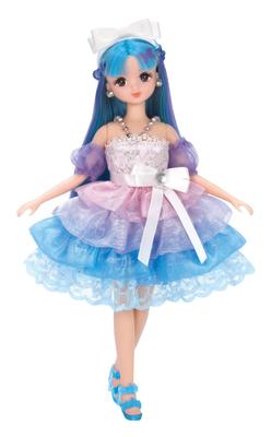 Платье Aqua Curl Dress Set Gradient Star Licca-chan
