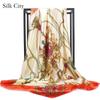 High-quality Luxurious Silk Scarves Headband Scarfs Neck Scarf For Women Chain Silk Scarf Women's Decorative Shawl