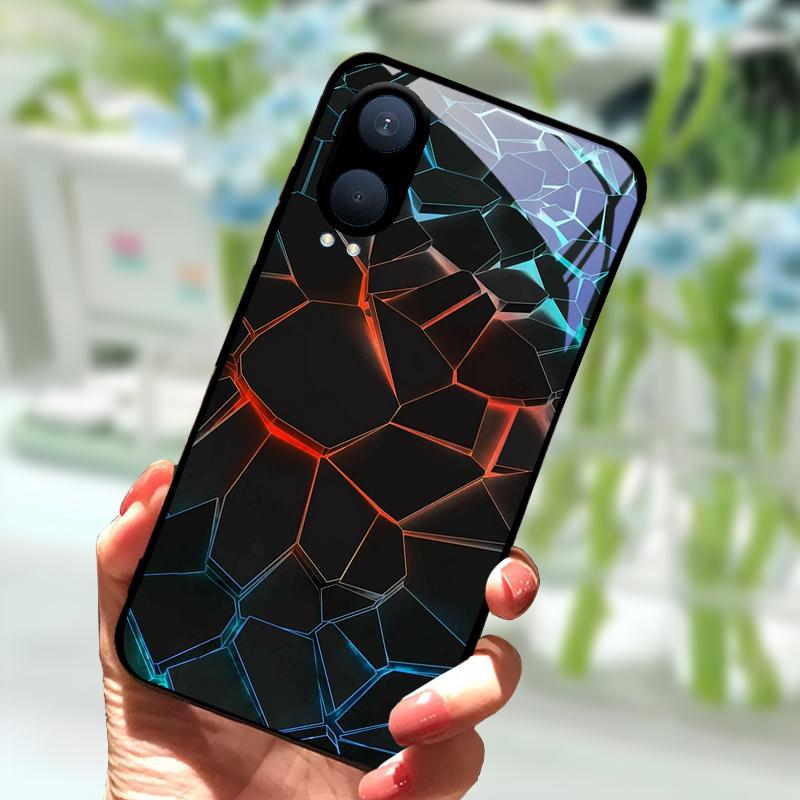 Закаленное Стекло Чехол Для OnePlus Nord CE4 Lite Чехлы 1+Nord CE 4 3 2 Стеклянный Чехол Для Телефона Для One Plus Nord CE3 CE2 Жесткий ПК Бампер