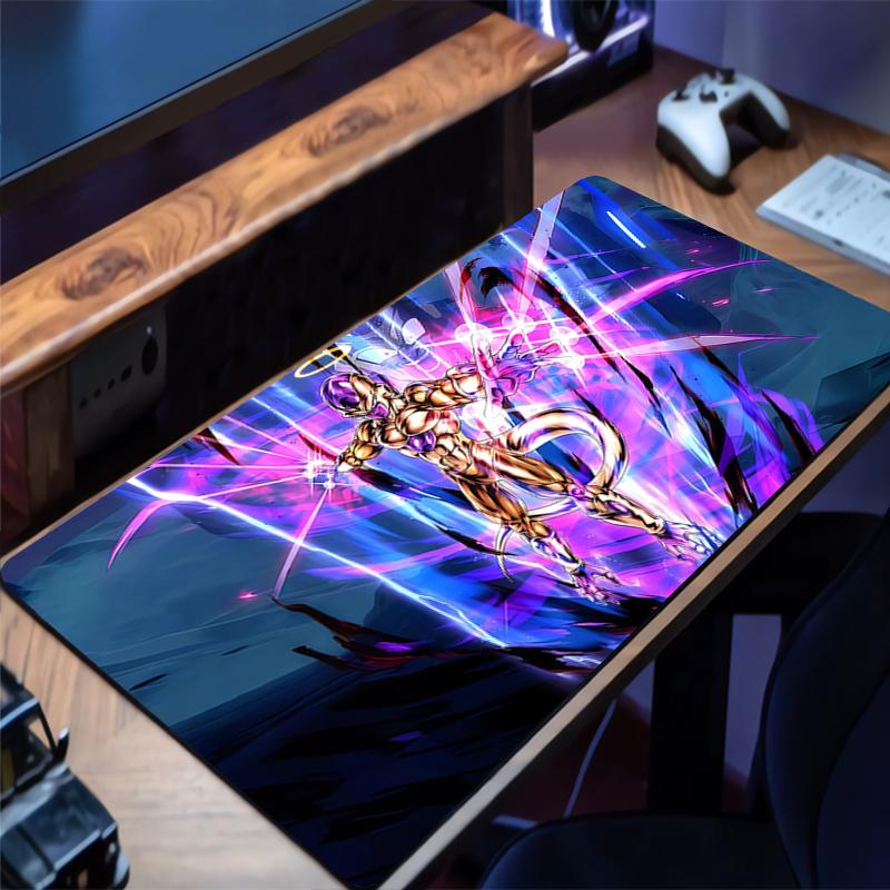 Mouse Pad Dragon Ball Frieza Gaming Mats PC Accessories Extended Pad Office Desk Mat NonSlip Keyboard Mat Rubber Anime Mousepad