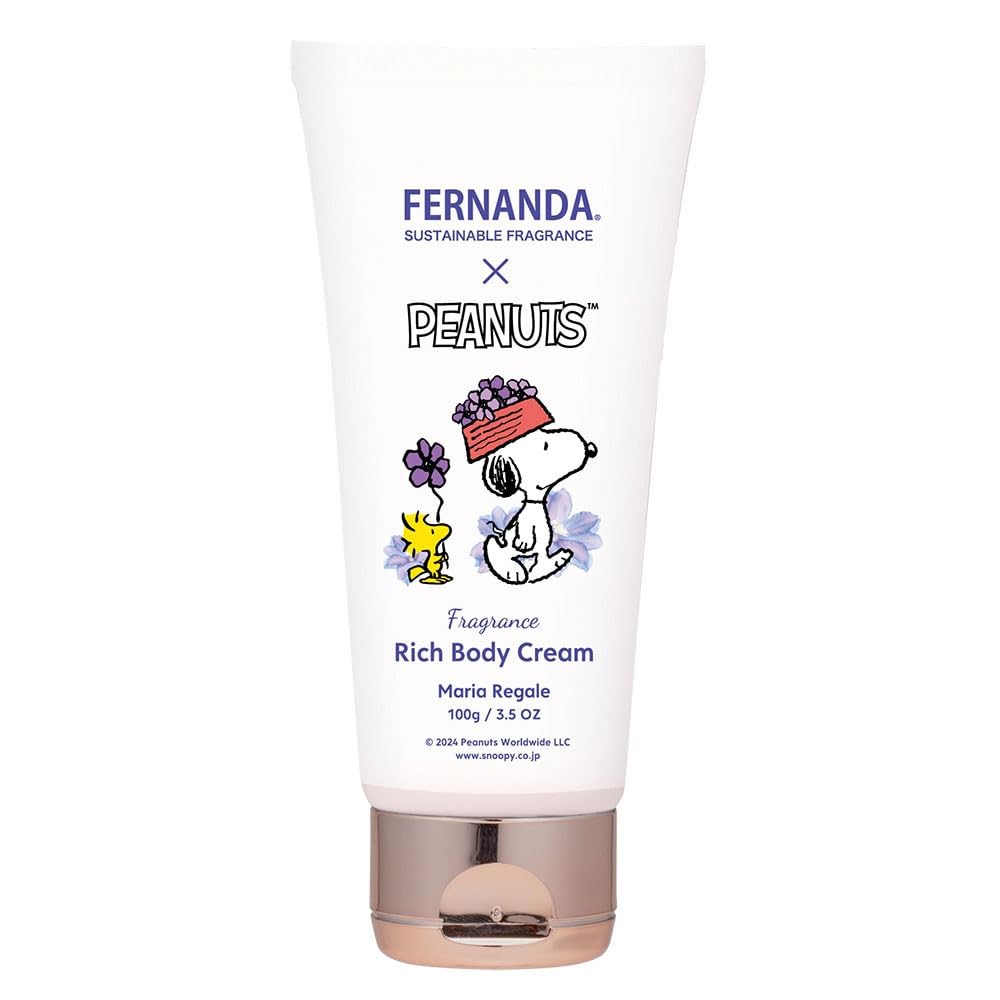 FERNANDA Fragrance Rich Body Cream Maria PEANUTS Regale/FERNANDA × (100g)