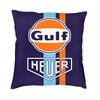 Gulf Racing Logo Cushion Cover Sofa Living Room Square Throw Pillow Cover Chair Cushion 45x45cm 18x18Inch
