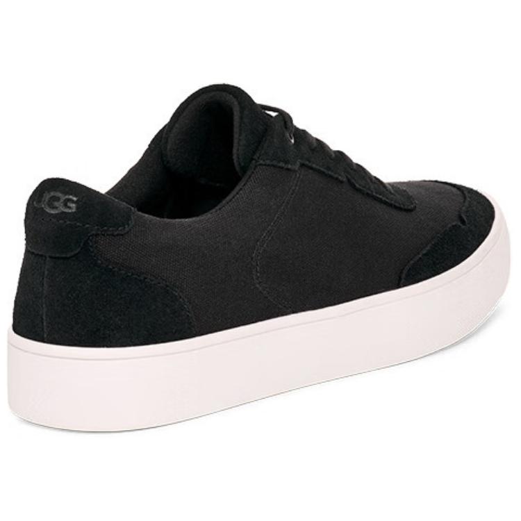UGG Pearson Luxe Текстиль, Замша (Split Cow Leather) Нескользящие Низкие Кеды для Скейтборда Мужские Черные 1170561-BLK