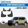4Pcs/Set Car Mudflaps Splash Guards Mud Flap Mudguards Fender For Jeep Renegade BU 2014- 2015 2016 Car Styling
