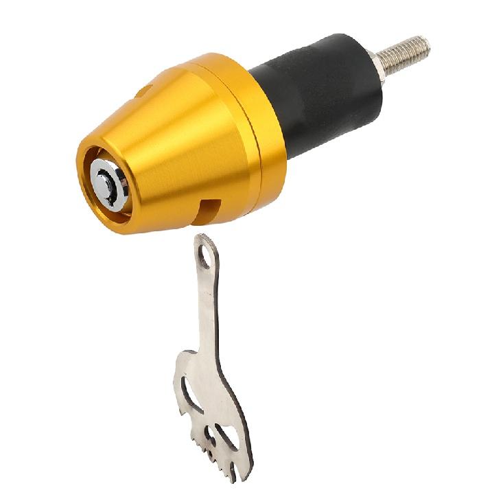 Ручка мотоцикла, концевые заглушки, ручки с замком для шлема, навесные замки для Yamaha Honda KTM Ducati Vespa, велосипед для бездорожья, мотокросс