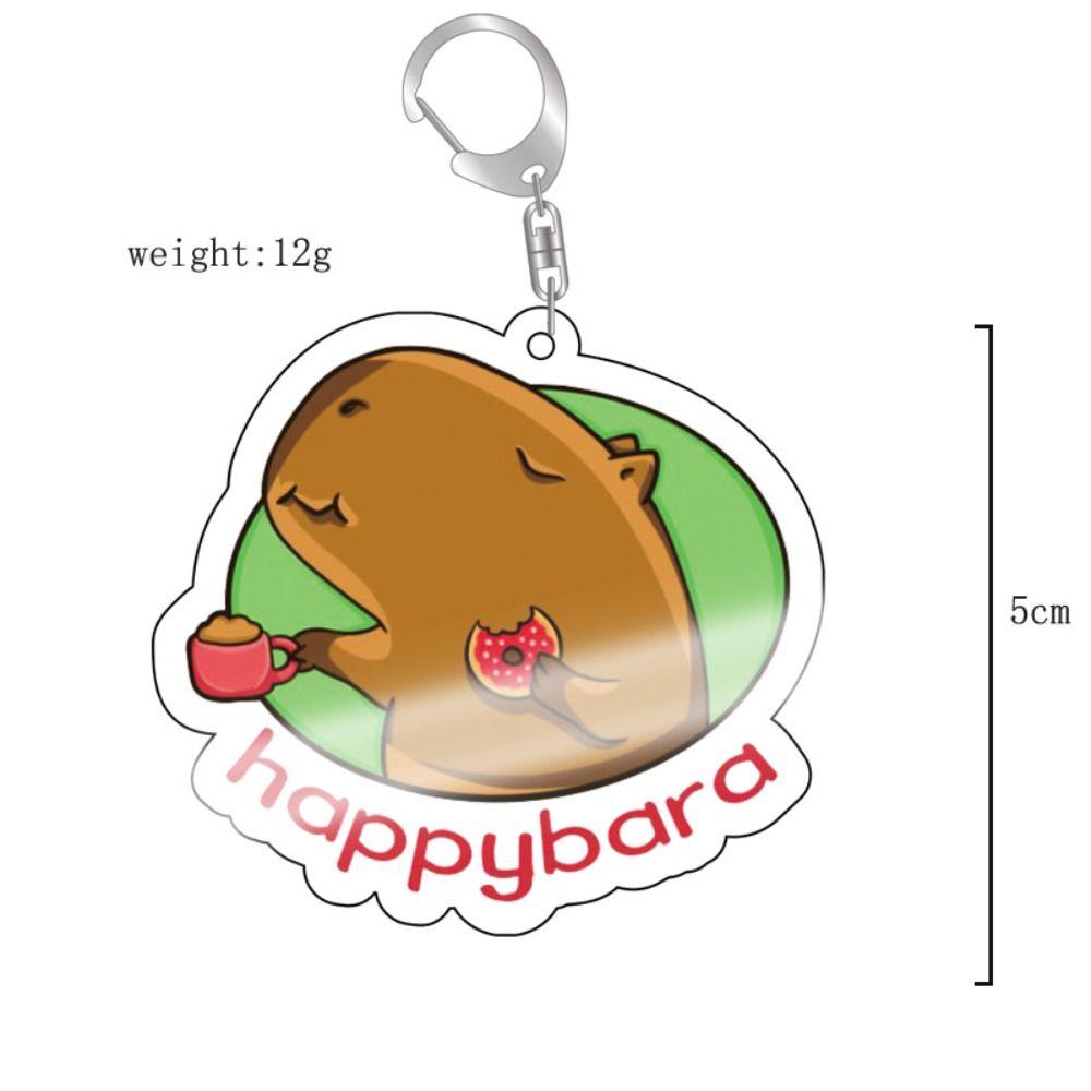 Брелок с изображением капибары, капибары, смолы, брелоки с изображением животных капибары, брелоки для ключей, сумка, подвеска