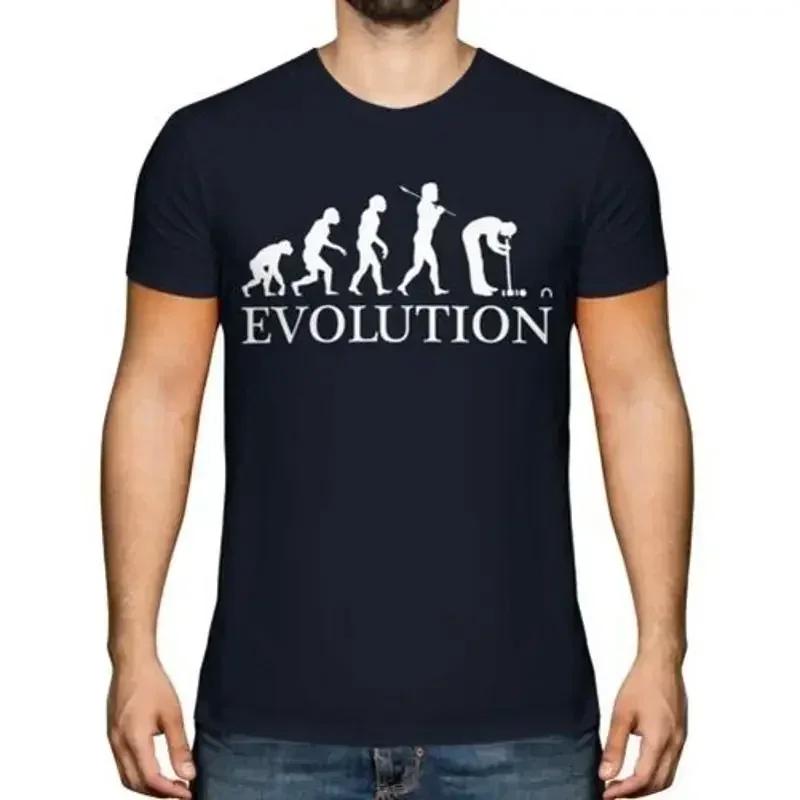 Krocketspiel Evolution Herren Tshirt Geschenk Set Mallet