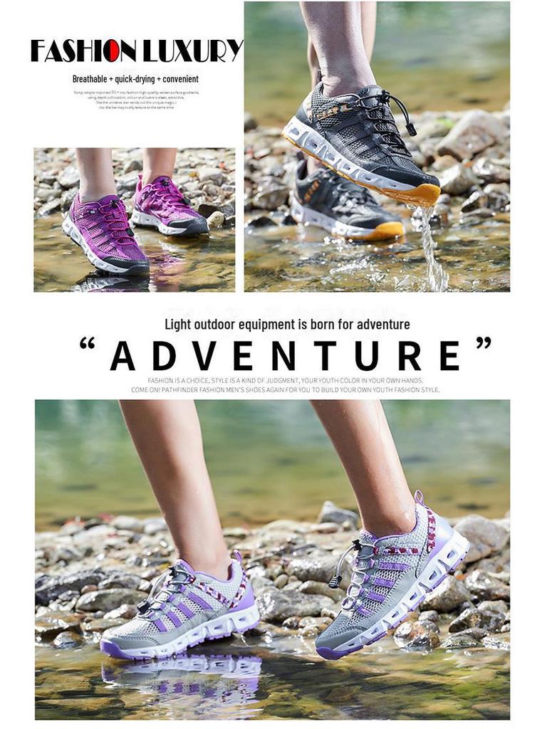 Летняя обувь River 2024 года: Мужская обувь для плавания на открытом воздухе, пляжа, снорклинга - доступны большие размеры