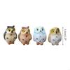 62KD Bird Miniature Figurines Resins Statue Desktops Sculpture for Garden Landscape Birthday Party Gift