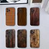 Чехол из натурального дерева для iPhone 16, 15, 14, 13, 12, 11, Pro, X, XS, Max, XR, Plus, Mini Мягкая черная крышка