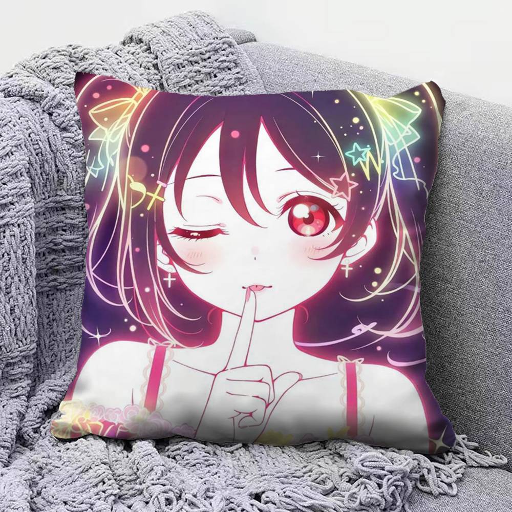 Yazawa Nico Love Live Anime Girl Home Sofa Cushion Covers And Aecorative Custom Pillow Covers