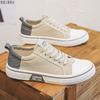 2025 Men's Canvas Shoes Outdoor Fashion Skateboard Shoes for Men Comfor Non-Slip Casual Sneakers Breathable Men Walking Shoes