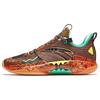 Crazy Tide 5 Pro - Focus Durable Low-Top Basketball Shoes Men Sneakers Orange Green 112411111S-4