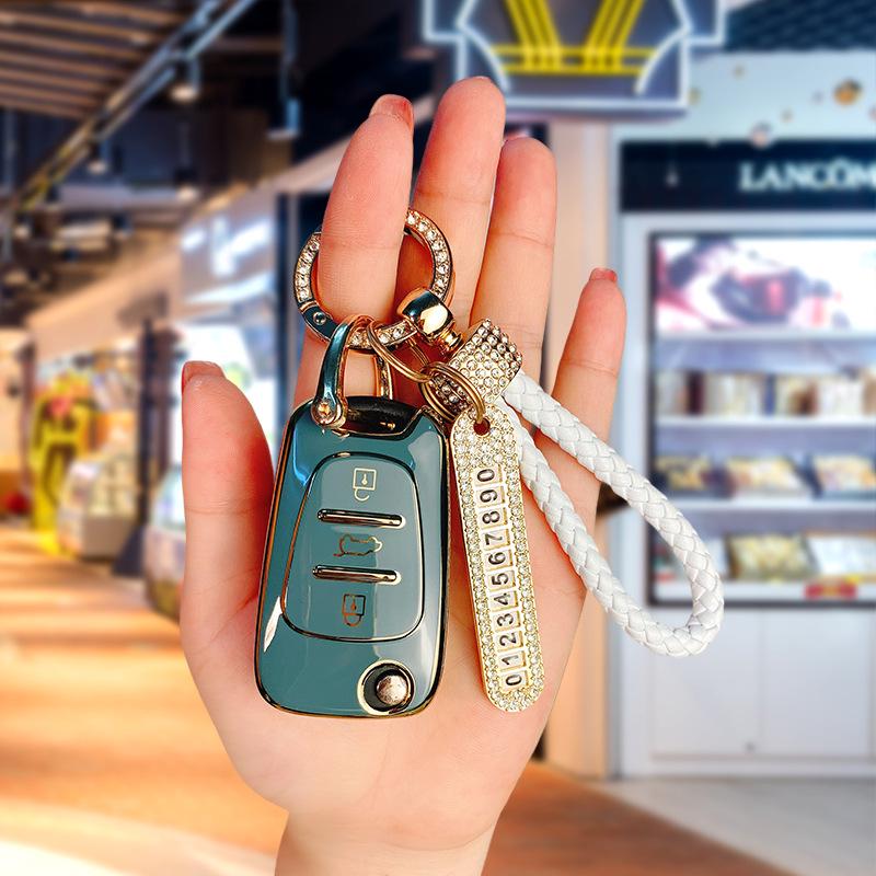 TPU Key Cover for Hyundai Sonata 8/Elantra - Premium Car Key Protection