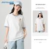 Женская хлопковая футболка Jeanswest 2025 Весна, Color Block