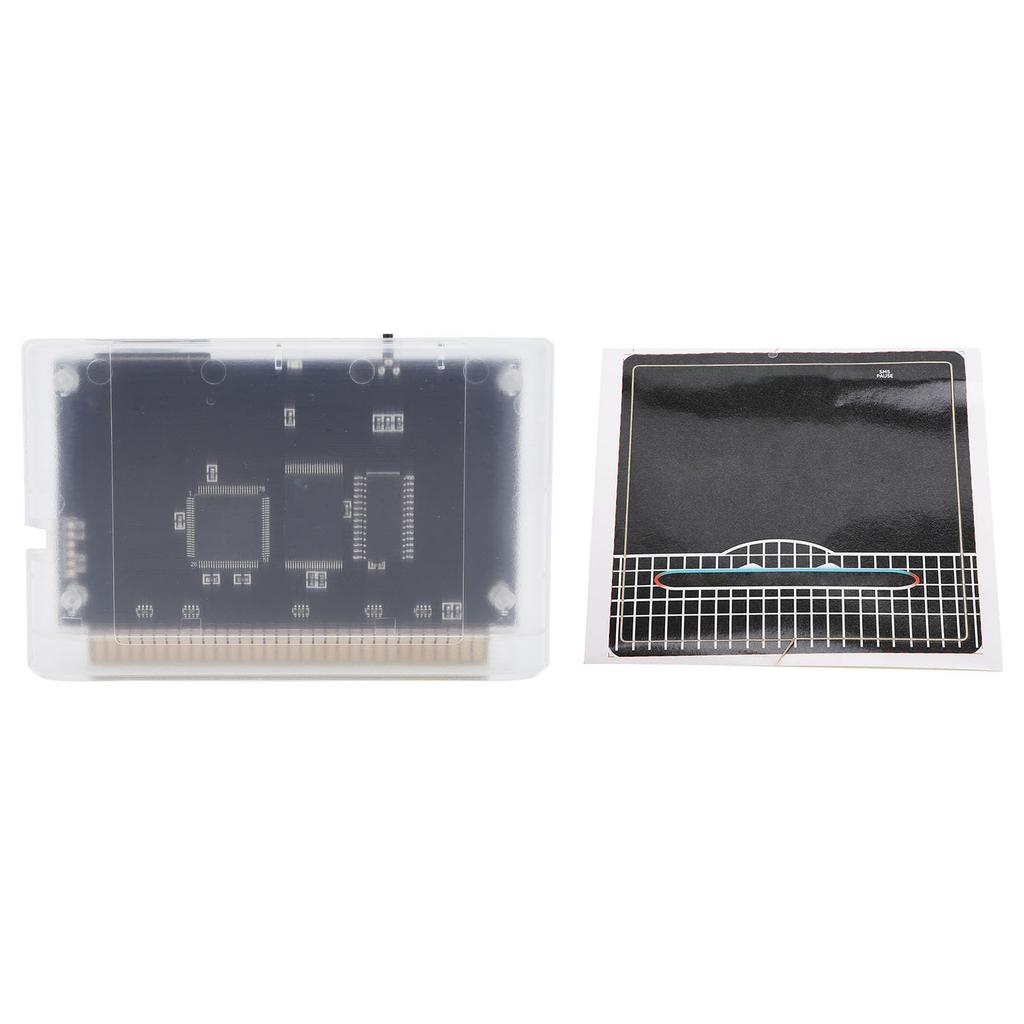 Игровая карта 3000 в 1 с памятью 8 ГБ Прозрачная кассета для Mega Drive Mega Key Игровые аксессуары Карта, V1, Поддержка, (Прозрачный белый)