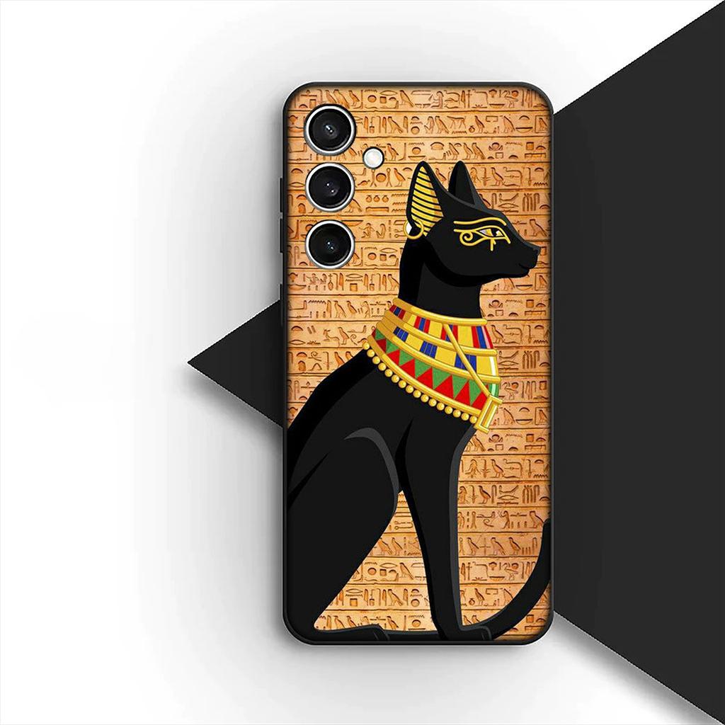 Egypt Nefertiti Anubis Ankh Kemet Pharaoh Flag Cover for Motorola Moto G06 G86 G57 G14 G34 G24 A54 G15 G17 Power G77 G87 Case