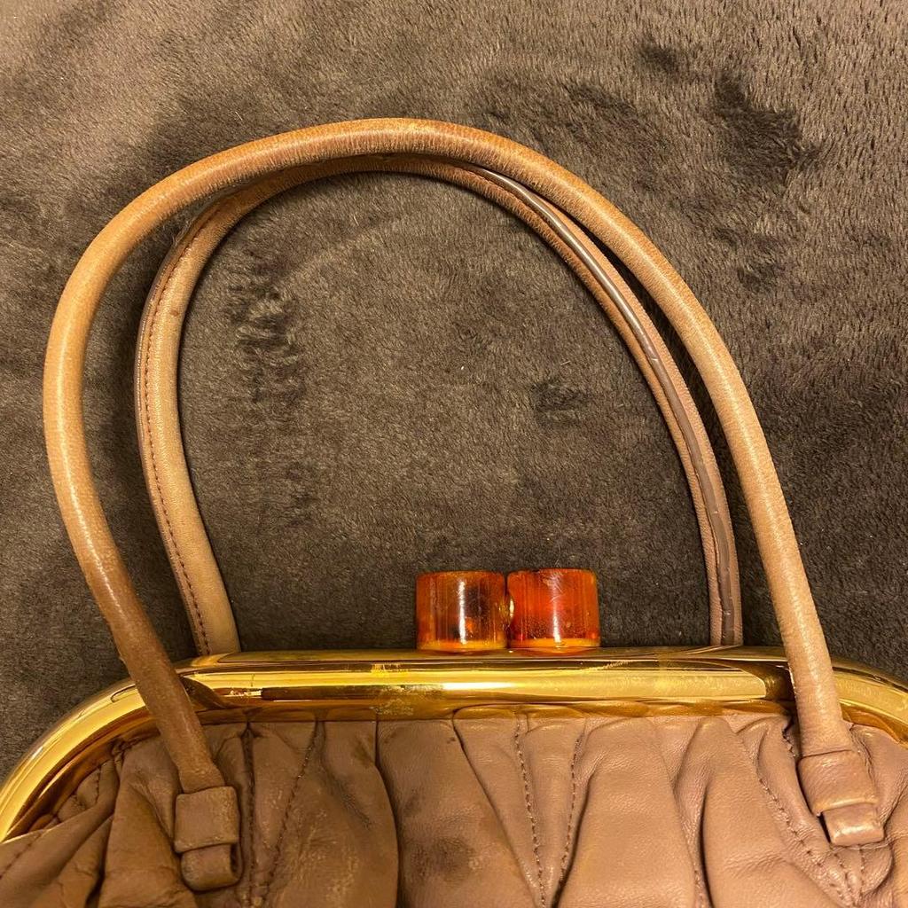Used Miu Miu Matelass coin purse lamb leather, purchased at an authorized dealer, original, from that era