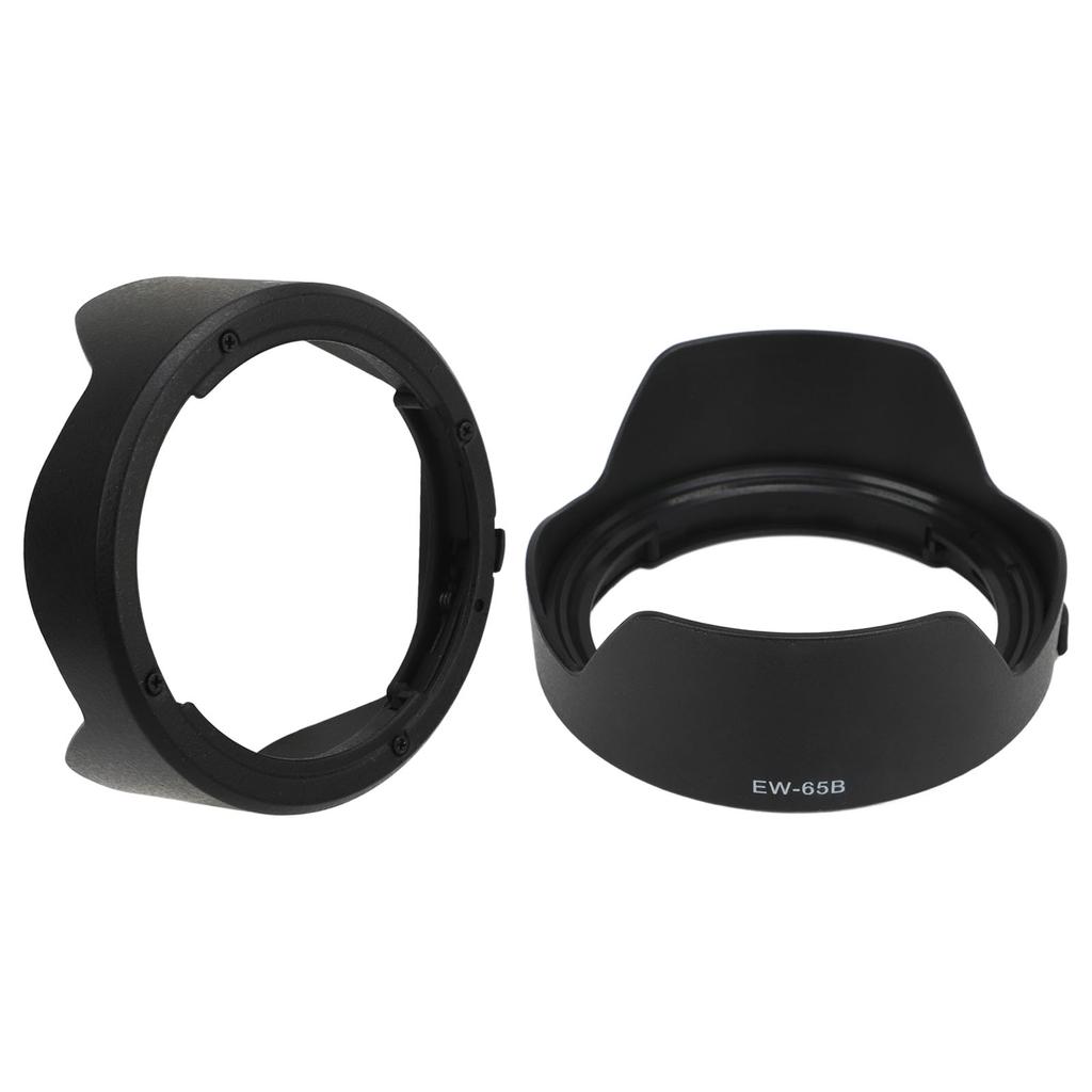 Lens Hood Bayonet Round Backbuckle Replacement Accessories for RF50mm F1.8 Black EW 65B
